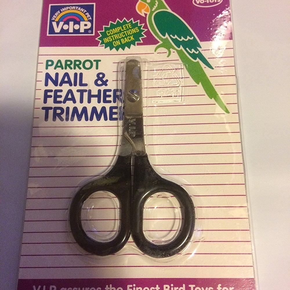 Vo-Toys Steel Small Bird Parrot Nail & Feather Clipper Trimmer metal